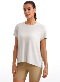 Flowy Yoga Crew Neck Short Sleeve