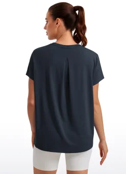 Flowy Yoga Crew Neck Short Sleeve