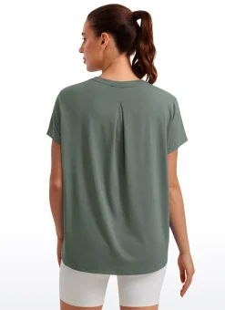 Flowy Yoga Crew Neck Short Sleeve