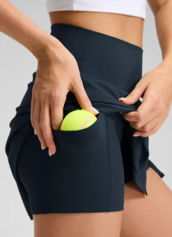 Front Slit High Rise Mini Golf Skirt 14.5’’
