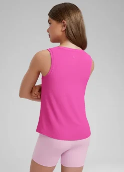 Girl Cloudweight Hip Length Sleeveless Tank