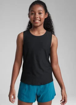 Girl Cloudweight Hip Length Sleeveless Tank