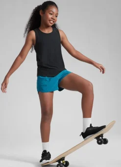 Girl Cloudweight Hip Length Sleeveless Tank