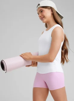Girl Cloudweight Hip Length Sleeveless Tank