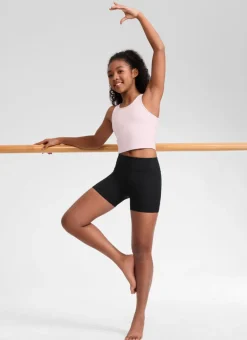 Girls Butterluxe No Front Seam Biker Shorts