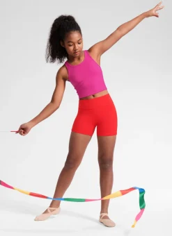 Girls Butterluxe No Front Seam Biker Shorts