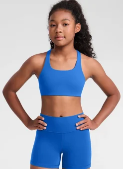 Girls Butterluxe U Neck Mold Sports Bra