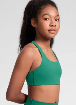 Girls Butterluxe U Neck Mold Sports Bra