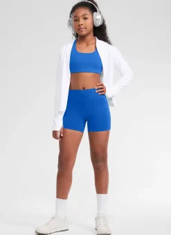 Girls Butterluxe U Neck Mold Sports Bra