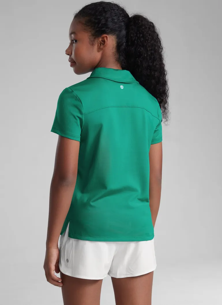 Girls Cloud Jersey Polo Shirts