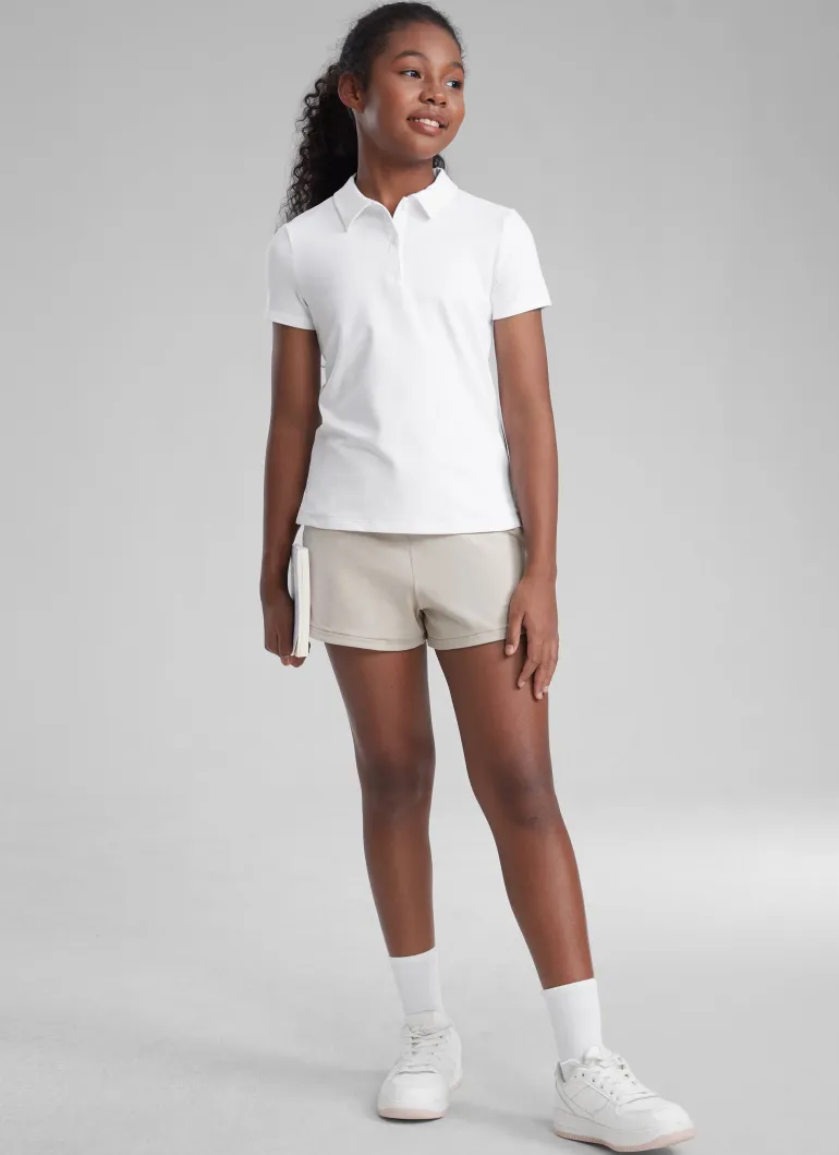 Girls Cloud Jersey Polo Shirts