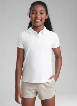Girls Cloud Jersey Polo Shirts
