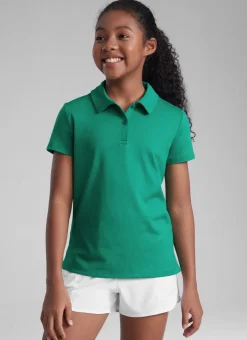 Girls Cloud Jersey Polo Shirts