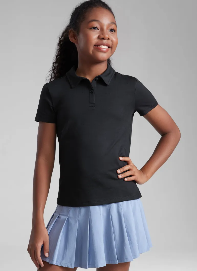 Girls Cloud Jersey Polo Shirts