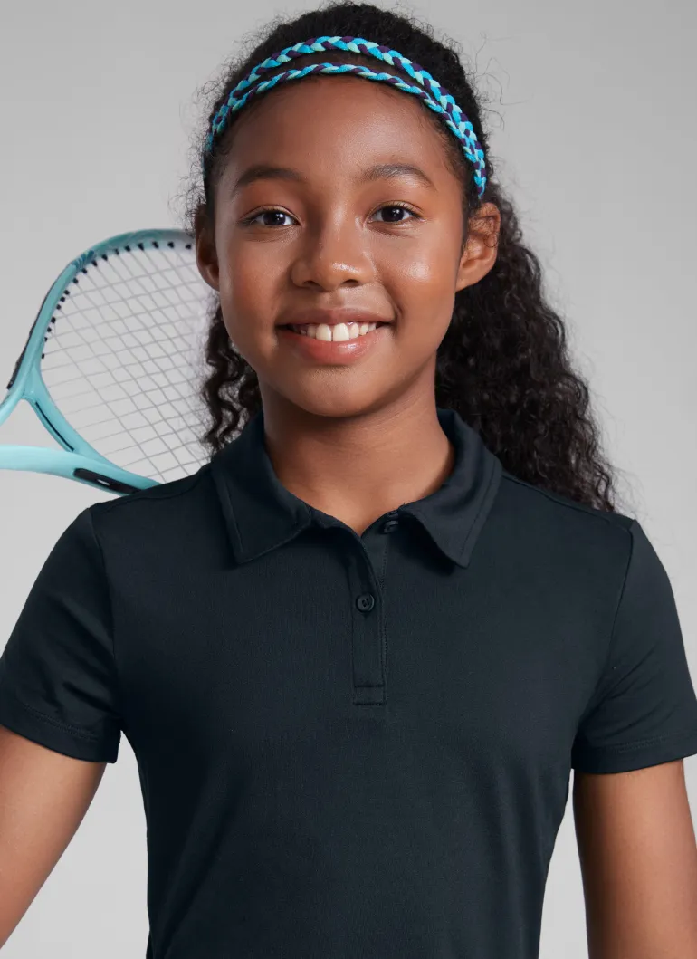 Girls Cloud Jersey Polo Shirts