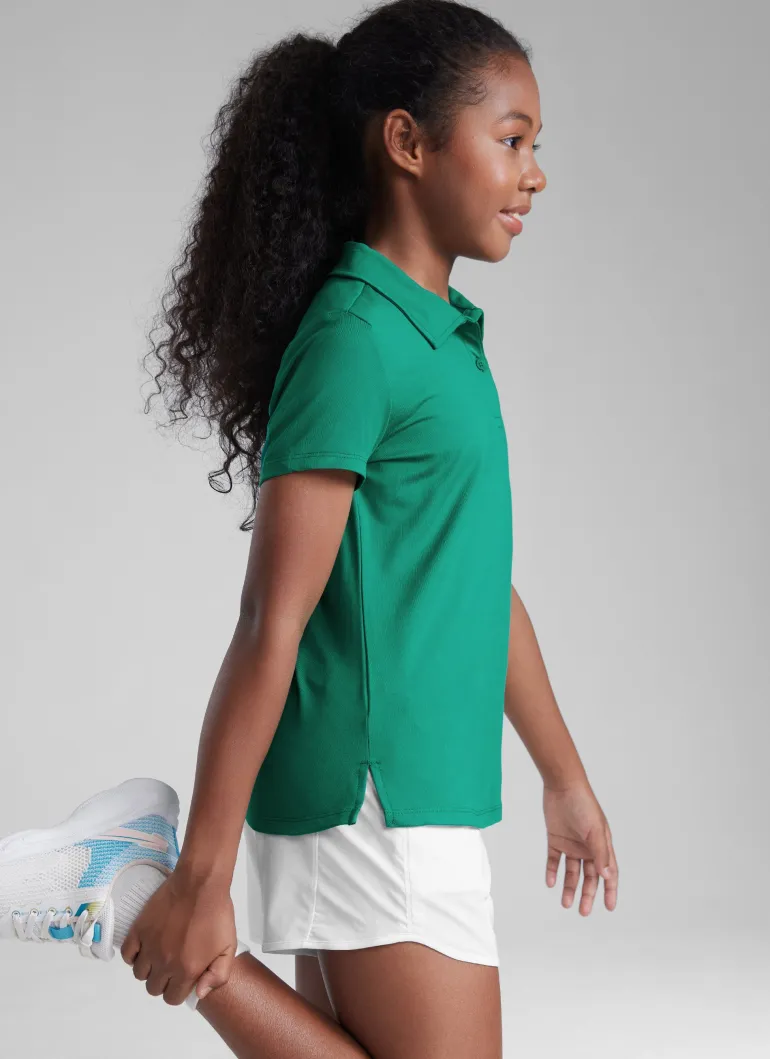 Girls Cloud Jersey Polo Shirts