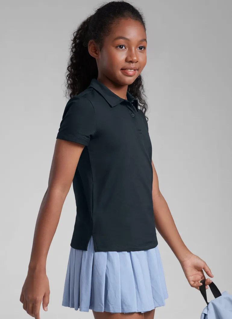 Girls Cloud Jersey Polo Shirts