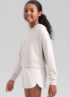 Girls Cloud Jersey Pullover Hoodie