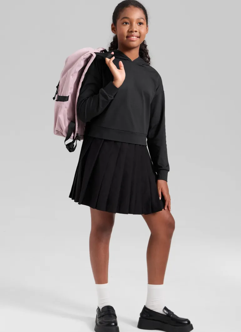 Girls Cloud Jersey Pullover Hoodie