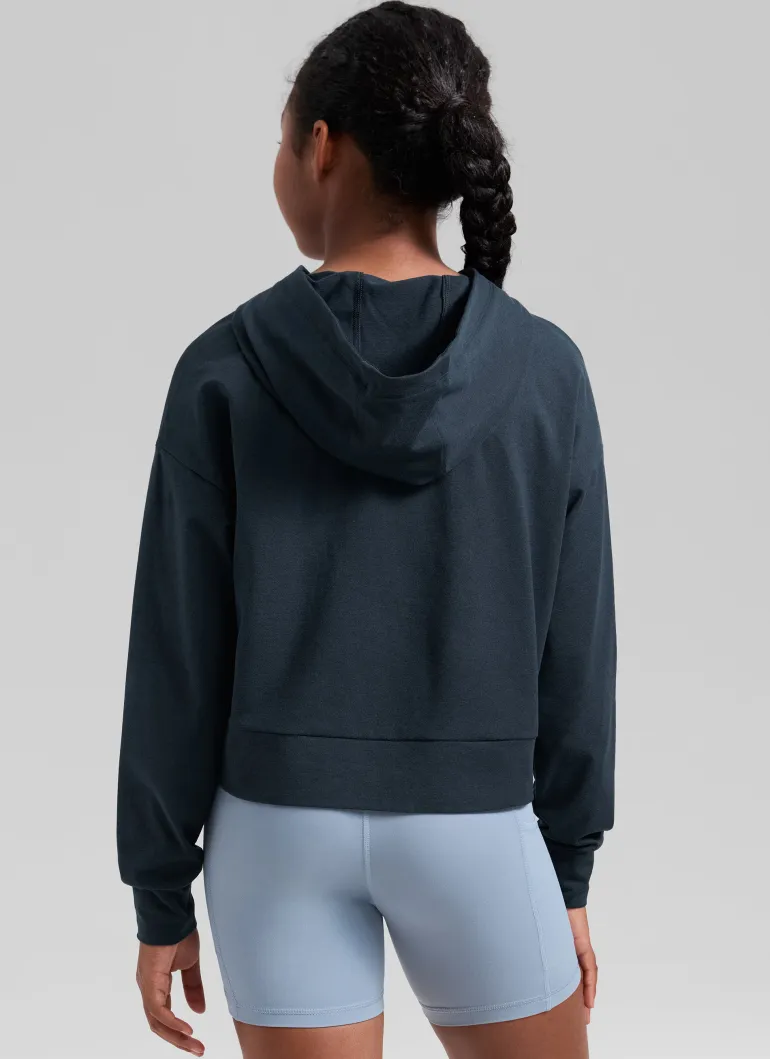 Girls Cloud Jersey Pullover Hoodie