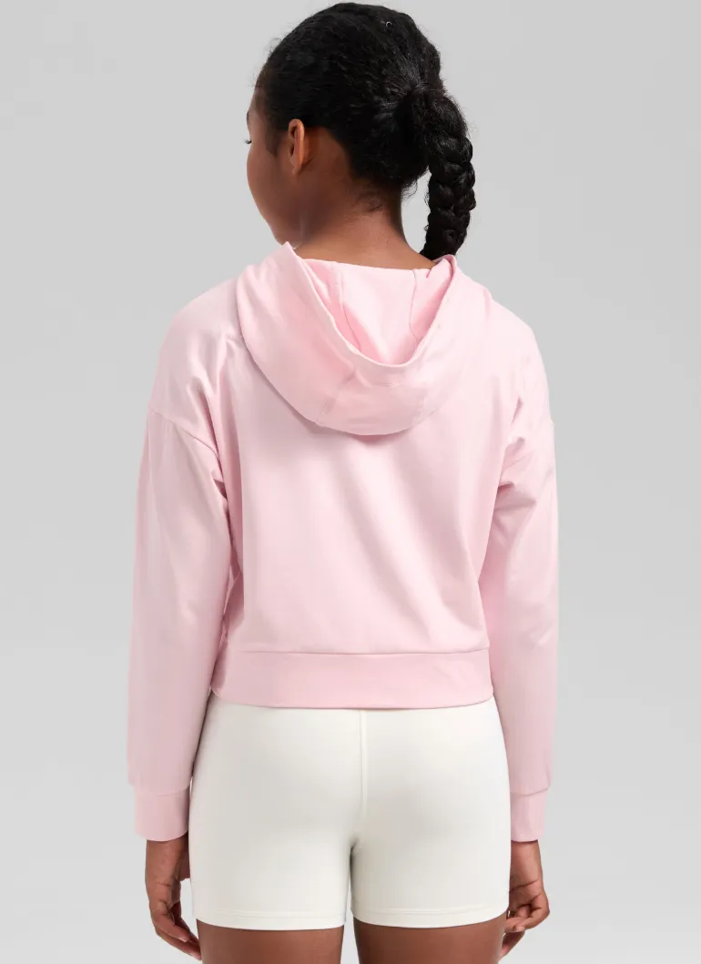 Girls Cloud Jersey Pullover Hoodie