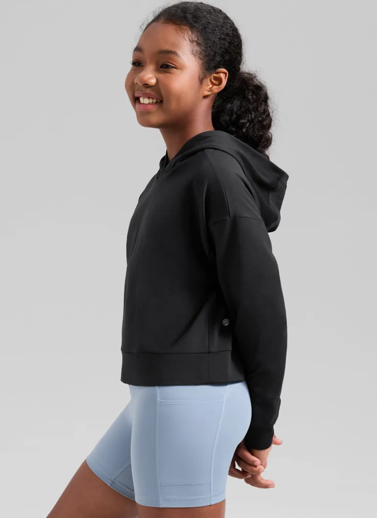 Girls Cloud Jersey Pullover Hoodie