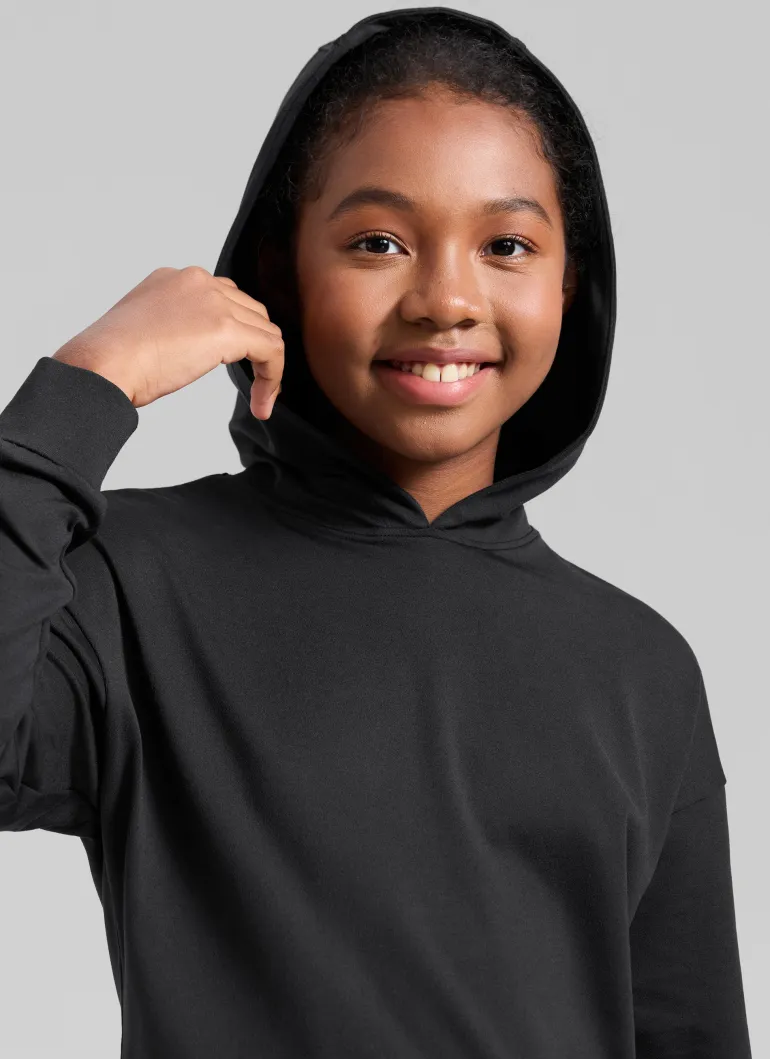Girls Cloud Jersey Pullover Hoodie