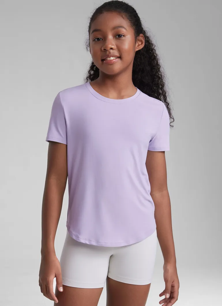 Girls Cloudweight Athletic Short Sleeve