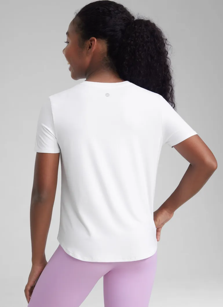 Girls Cloudweight Athletic Short Sleeve
