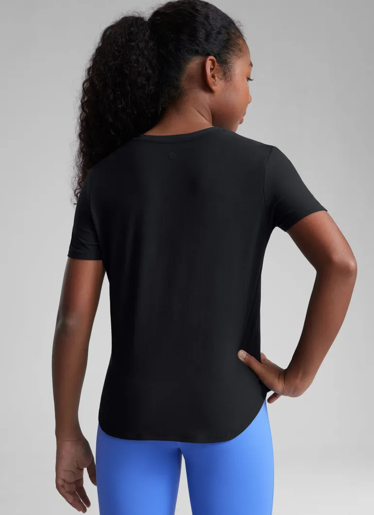 Girls Cloudweight Athletic Short Sleeve