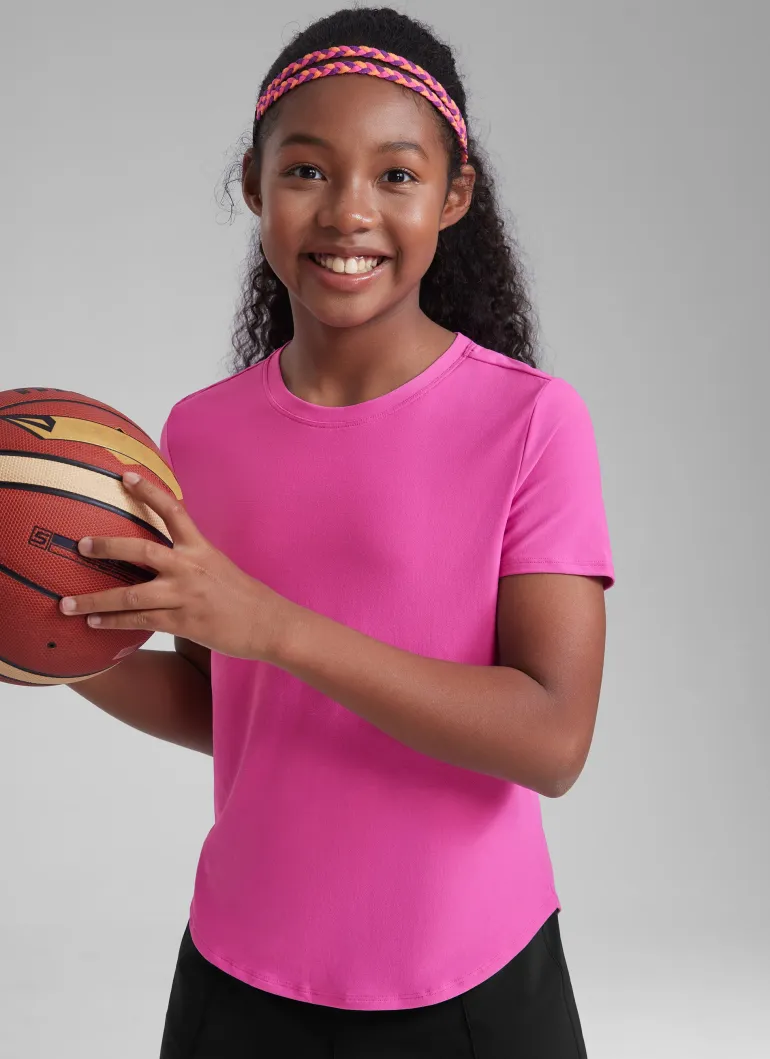 Girls Cloudweight Athletic Short Sleeve
