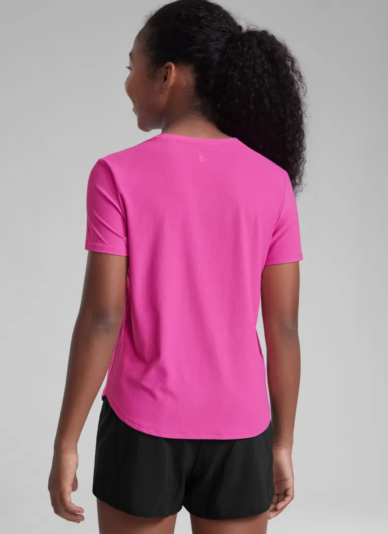Girls Cloudweight Athletic Short Sleeve