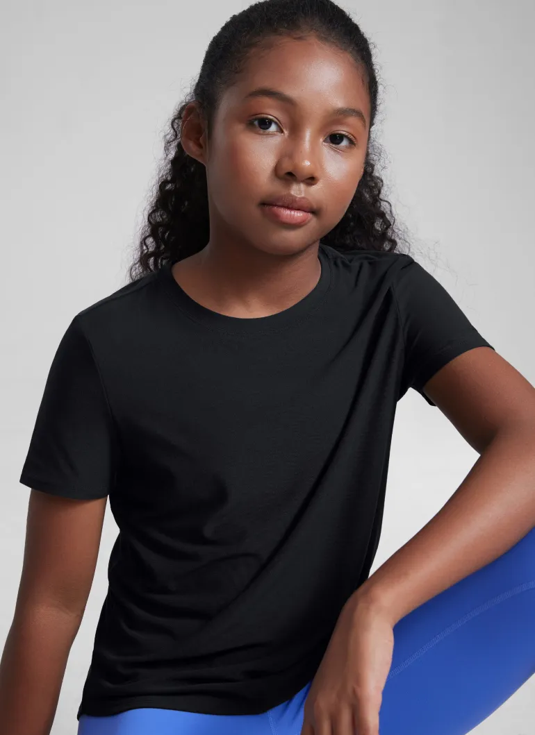 Girls Cloudweight Athletic Short Sleeve