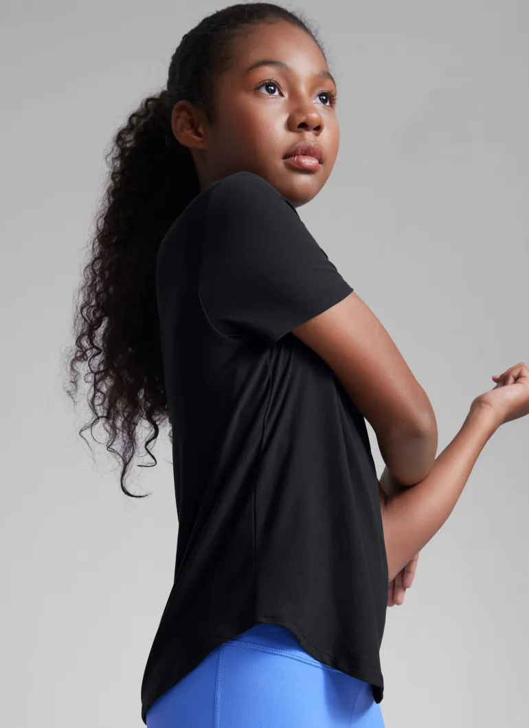 Girls Cloudweight Athletic Short Sleeve