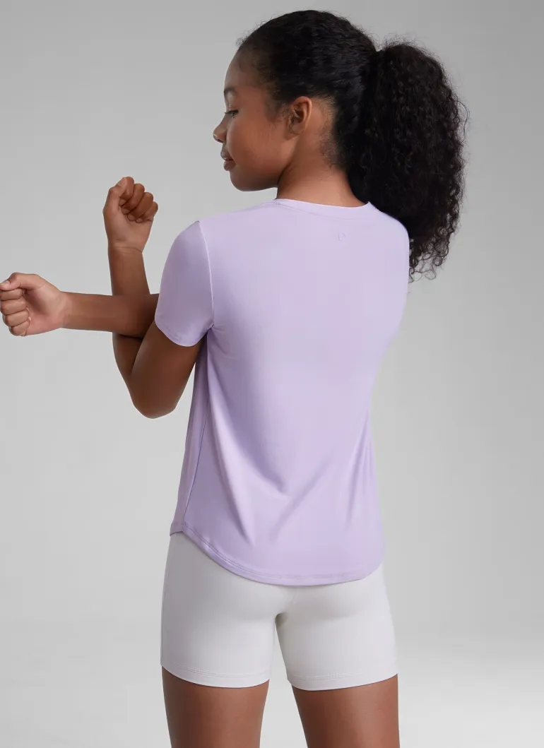 Girls Cloudweight Athletic Short Sleeve