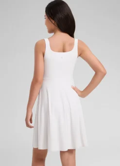 Girls Cloudweight Double Lined Pocket Midi Dress