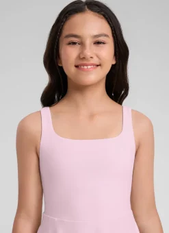 Girls Cloudweight Double Lined Pocket Midi Dress