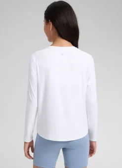 Girls Cloudweight Side Slit Long Sleeve