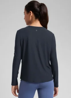 Girls Cloudweight Side Slit Long Sleeve