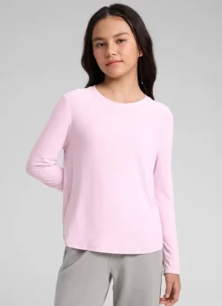 Girls Cloudweight Side Slit Long Sleeve
