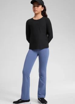 Girls Cloudweight Side Slit Long Sleeve