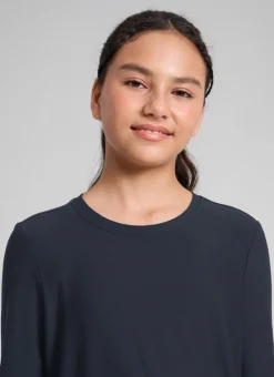Girls Cloudweight Side Slit Long Sleeve