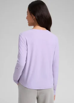 Girls Cloudweight Side Slit Long Sleeve