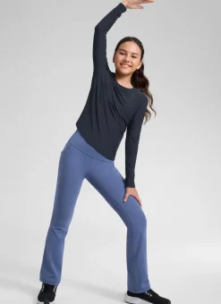 Girls Cloudweight Side Slit Long Sleeve