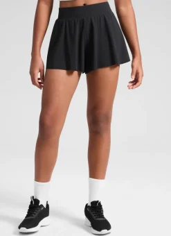 Girls High Rise 2 in 1 Flowy Sport Shorts 2.5''