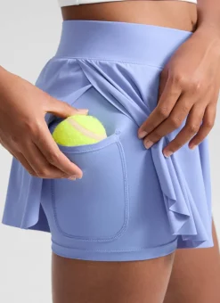 Girls High Rise 2 in 1 Flowy Sport Shorts 2.5''