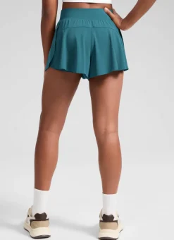 Girls High Rise 2 in 1 Flowy Sport Shorts 2.5''