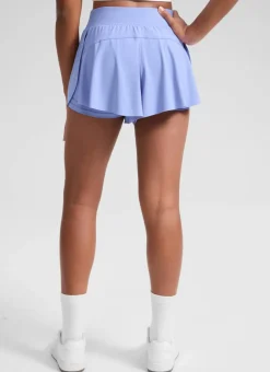 Girls High Rise 2 in 1 Flowy Sport Shorts 2.5''
