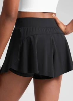 Girls High Rise 2 in 1 Flowy Sport Shorts 2.5''
