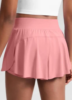 Girls High Rise 2 in 1 Flowy Sport Shorts 2.5''